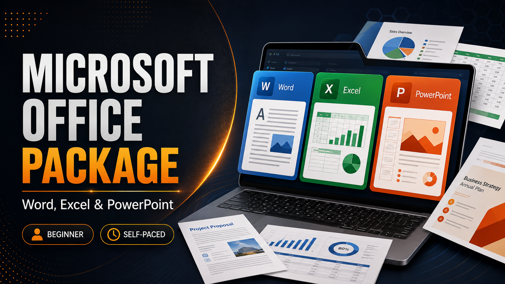 Microsoft Office Package: Word, Excel and PowerPoint